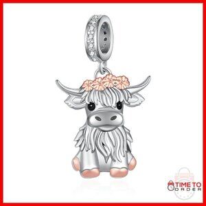 925 Sterling Silver Animal Charms for Bracelets - 17mm Hypoallergenic Gifts